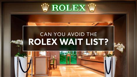 how to join rolex waiting list|Rolex datejust 41 wait time.